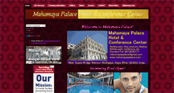 Desktop Screenshot of mahamayapalace.com