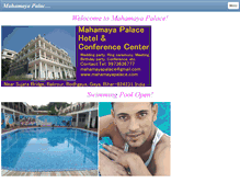 Tablet Screenshot of mahamayapalace.com